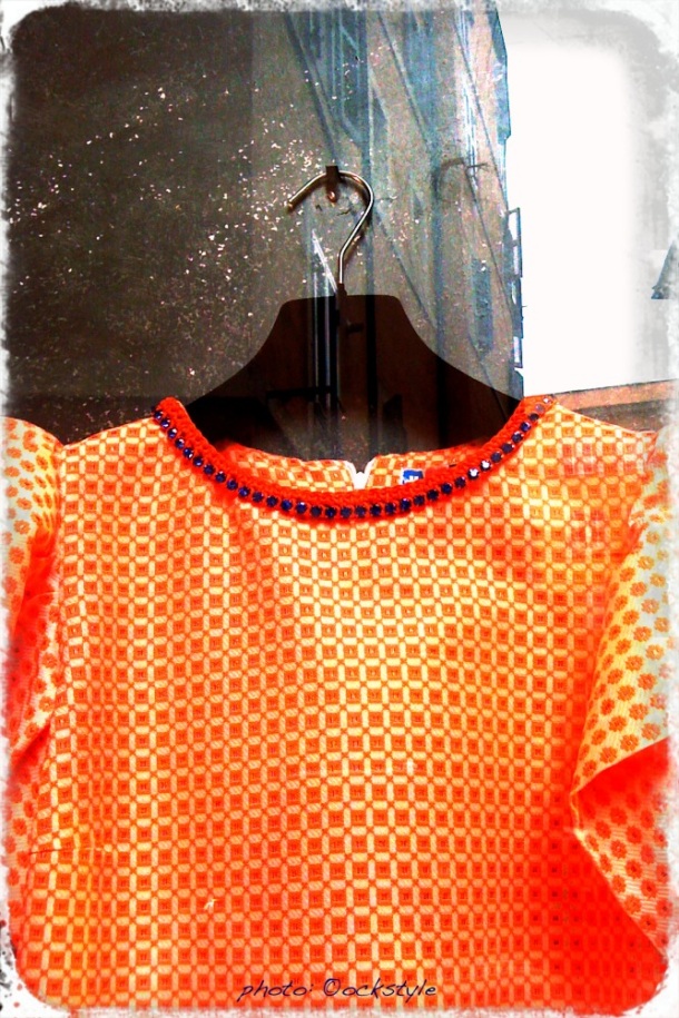 Orange Dress... Out of Focus :: Window Shopping in Rome :: #iPhoneography ©ockstyle
